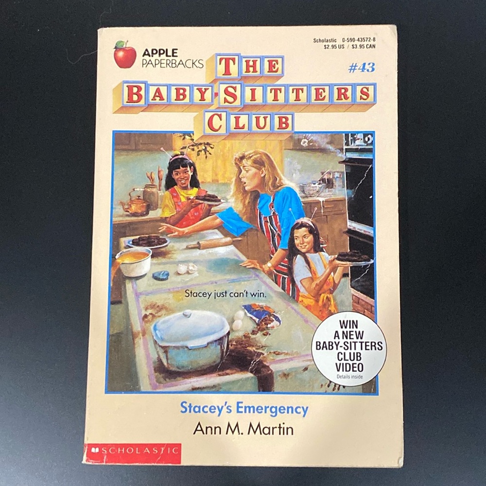 The Baby-Sitters Club #43: Stacey’s Emergency by Ann M. Martin - Paperback Novel